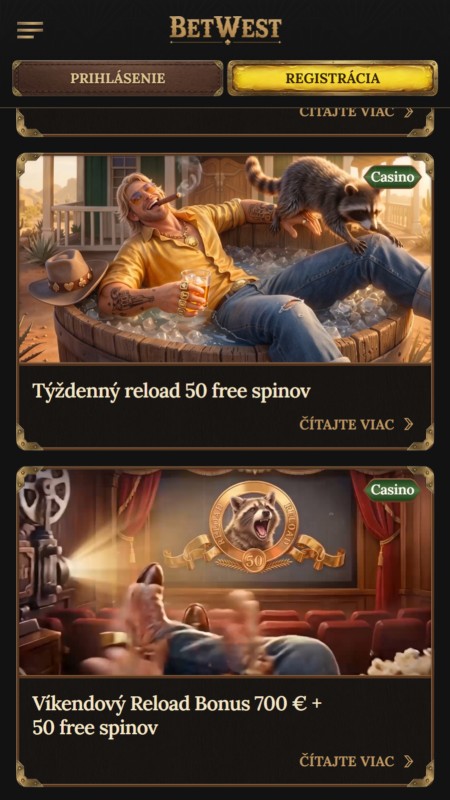 Betwest casino bonuses