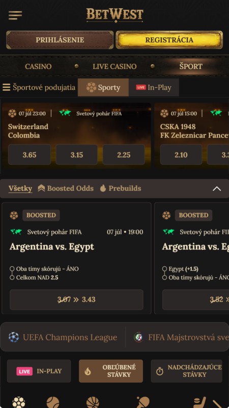 Betwest sport betting