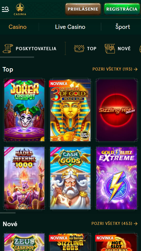 Casinia Casino