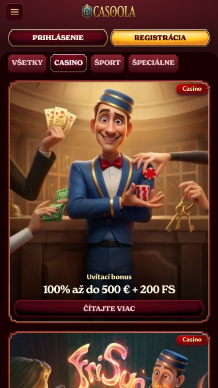 Casoola bonuses