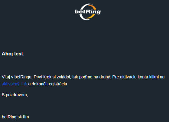 betringu ahoj test