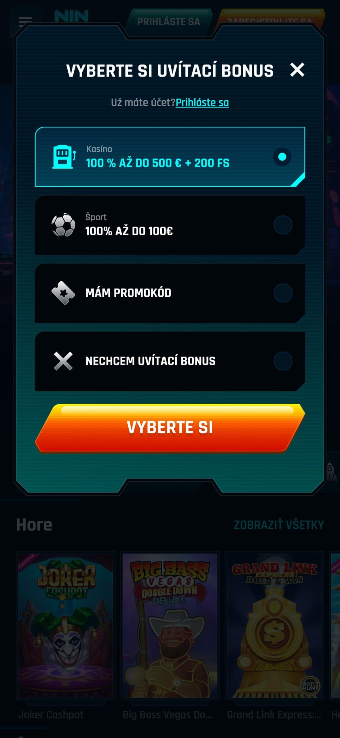 Ninlay Casino Registration Bonus-Slovensko(mobile), stavkovecentrum.com