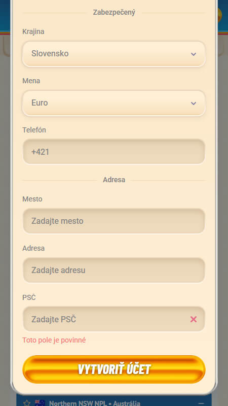 Osobné informácie