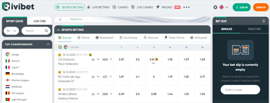 Športové stávkovanie s Ivibet