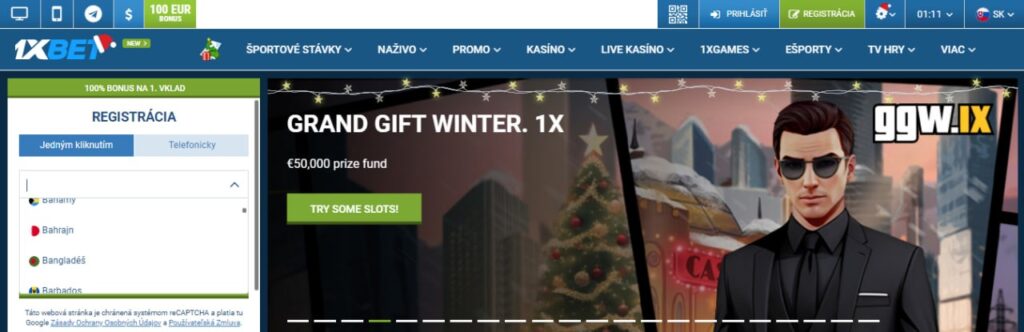 1xBet Slovensko