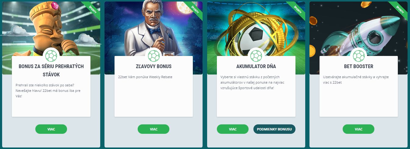 22Bet Sport Bonuses