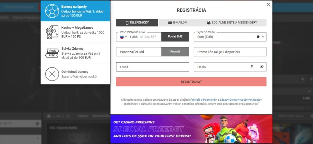 Megapari Registration SK