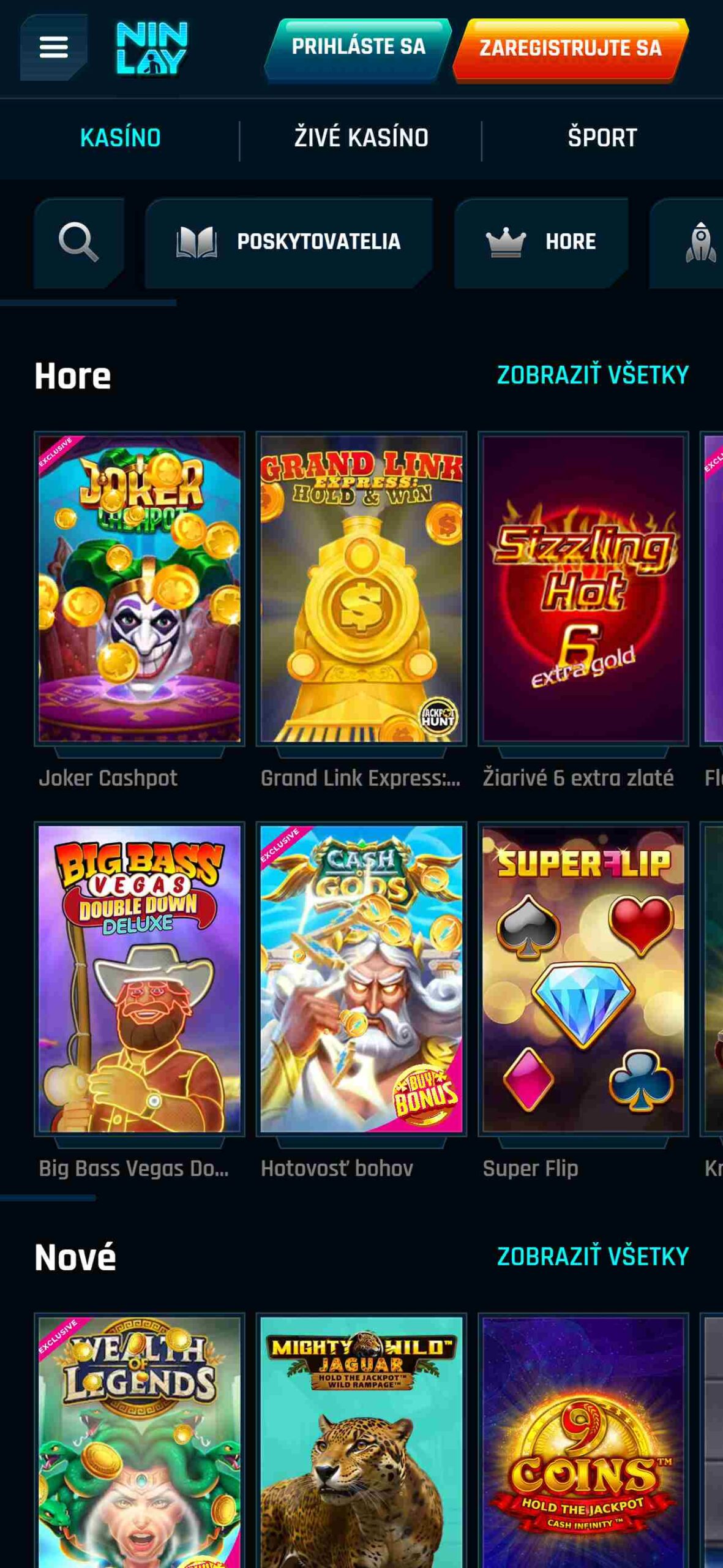 Ninlay Casino Games-Slovensko(mobile), stavkovecentrum.com