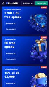 Frumzi casino bonusy