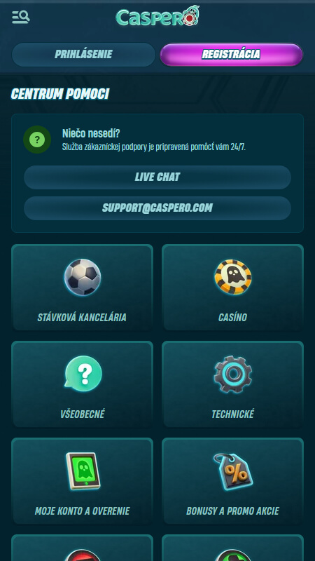 Pomocné centrum Casper