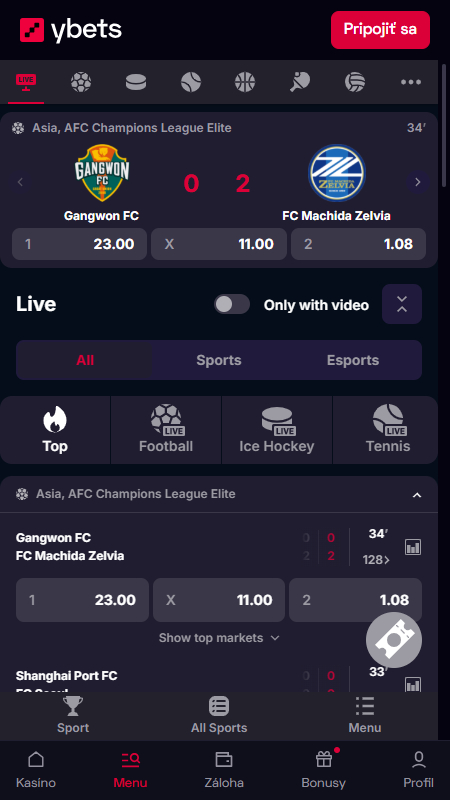 Ybets bookmaker live betting