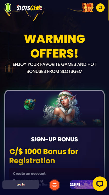 Uvítací bonus SlotsGem 