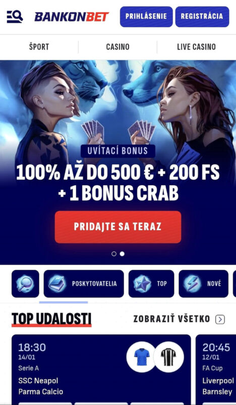 BankonBet free spiny na Slovensku