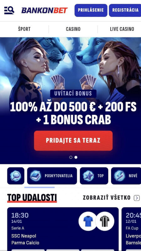 BankonBet free spiny na Slovensku