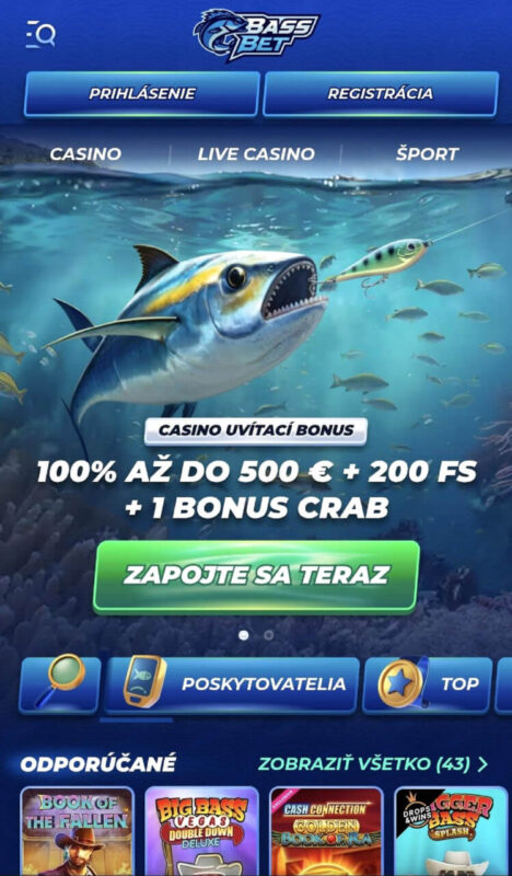 Bassbet free spiny na Slovensku