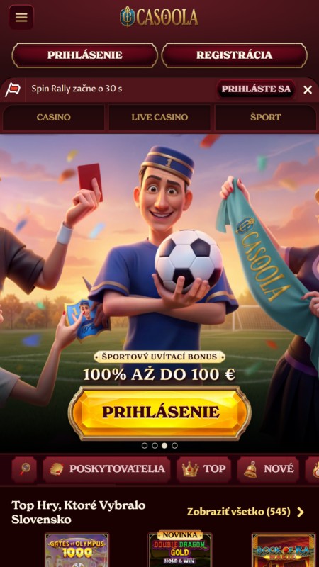 Casoola sport betting home page